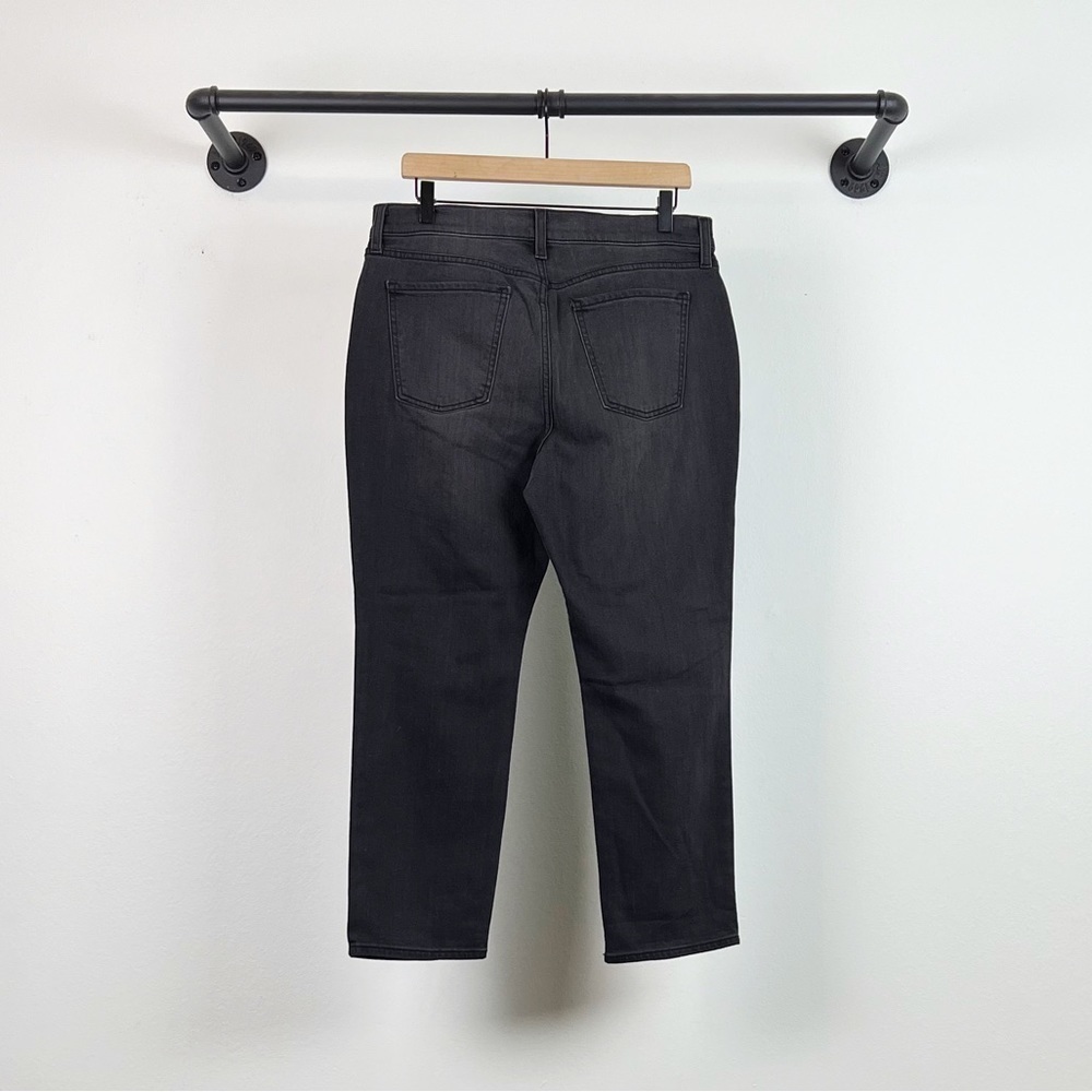 NWT Old Navy Mid-Rise Built-In Warm Black-Wash Boyfriend Jeans - Picture 6 of 7